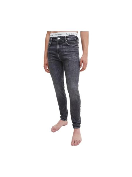 Pantalon skinny Calvin Klein gris