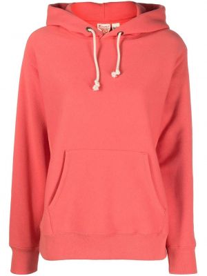 Hoodie med broderi Champion rosa