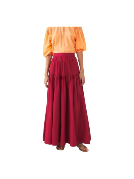 Długa spódnica Antik Batik czerwona