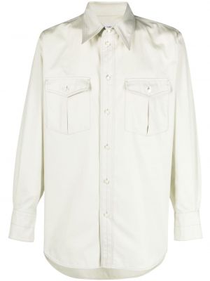 Bavlnená košeľa Lemaire sivá