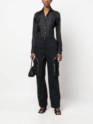 „cargo“ stiliaus kelnės Blanca Vita juoda
