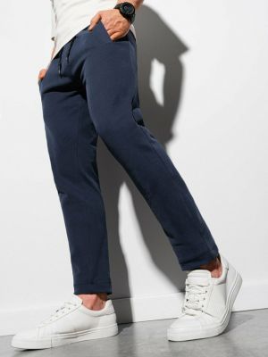 Pantaloni sport Ombre Clothing albastru