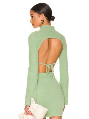 Укороченный свитер Camila Coelho, зеленый