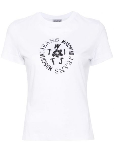 T-shirt Moschino Jeans hvid