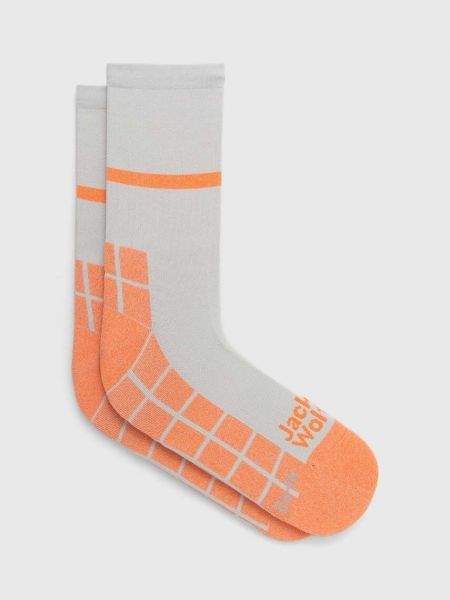 Чорапи Jack Wolfskin оранжево