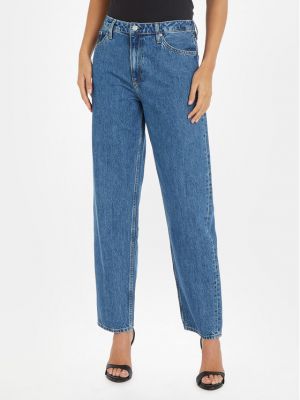 Priliehavé džínsy s rovným strihom Calvin Klein Jeans