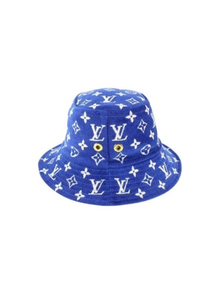 Bonnet Louis Vuitton Vintage bleu