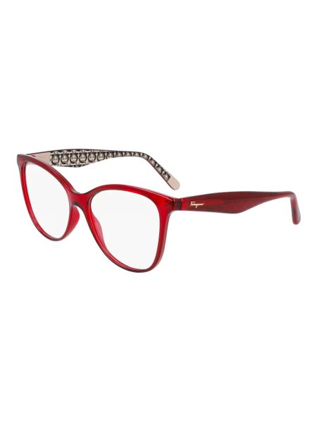 Okulary Salvatore Ferragamo czerwone
