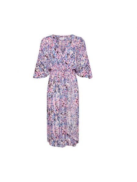 Kopertowa sukienka Saint Tropez różowa
