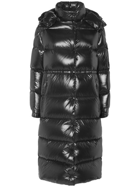 Nylon lang jakke Moncler svart