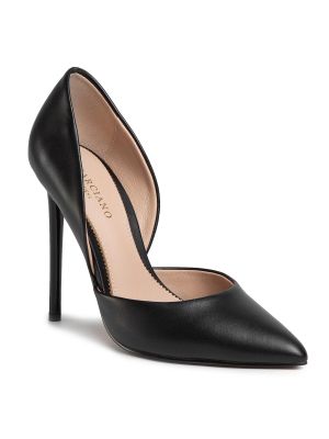 Полуотворени обувки с ток с ток Marciano Guess черно