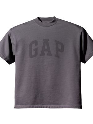 Koszulka bawełniane Yeezy Gap Engineered By Balenciaga - сzarny
