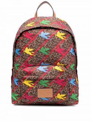 Paisley trykt ryggsekk Etro brun