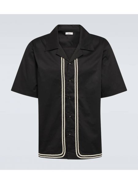 Chemise en coton Commas noir