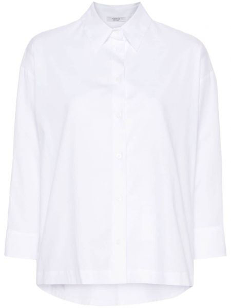 Bavlnená košeľa Peserico biela
