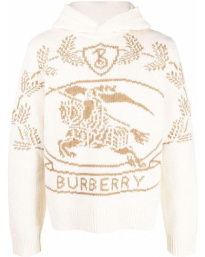 Hoodie Burberry vit