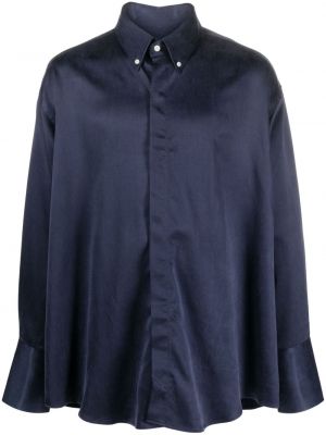 Σατέν πουκάμισο Ami Paris μπλε