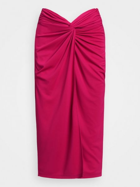 Spódnica ołówkowa Lauren Ralph Lauren różowa