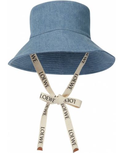 Джинсовая шапка Loewe