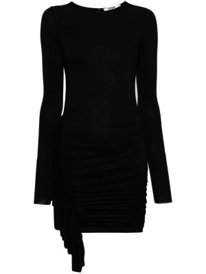 Drapované šaty Pnk čierna