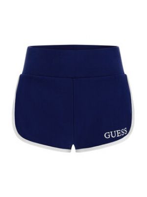 Priliehavé športové šortky Guess modrá