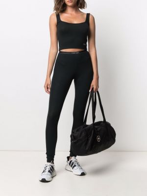 Leggings con bordado Calvin Klein negro