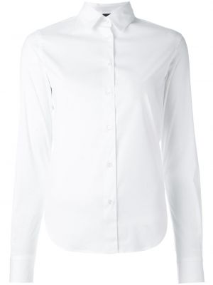 Риза slim Aspesi бяло