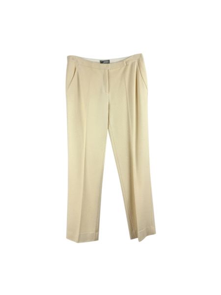 Pantalon en laine Versace Pre-owned beige