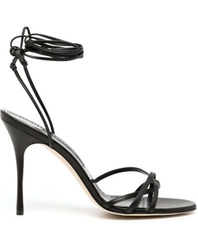 Sandale Manolo Blahnik schwarz