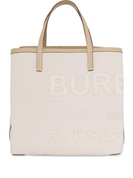 Τσάντα shopper Burberry μπεζ