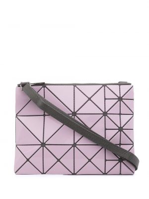 Bolsa con estampado geométrico Bao Bao Issey Miyake violeta