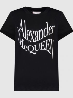 Черная футболка Alexander Mcqueen