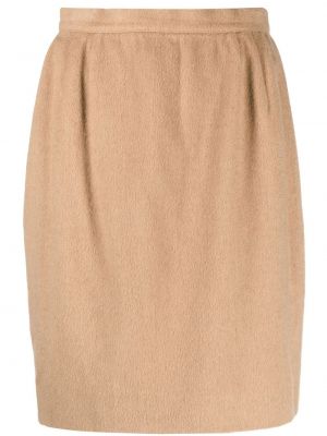 Puzdrová sukňa Valentino Pre-owned hnedá