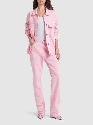 Bootcut jeans ausgestellt Versace pink