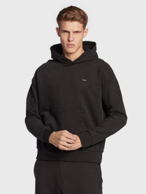 Relaxed fit džemperis Calvin Klein juoda