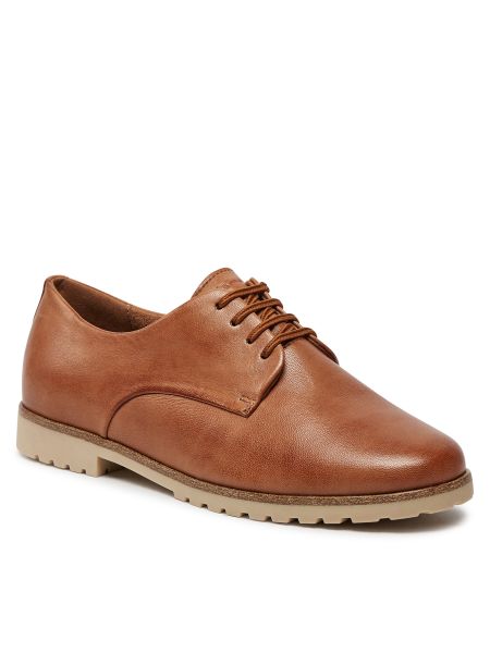 Zapatos oxford Tamaris marrón