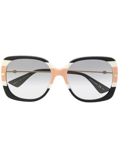 Gafas de sol a rayas oversized Gucci Eyewear