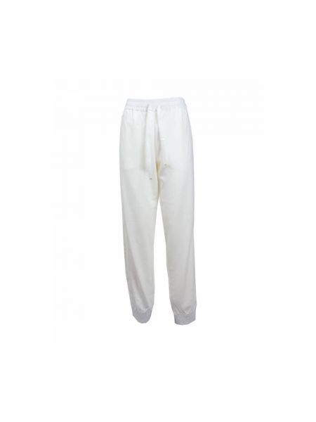 Białe spodnie sportowe Herno