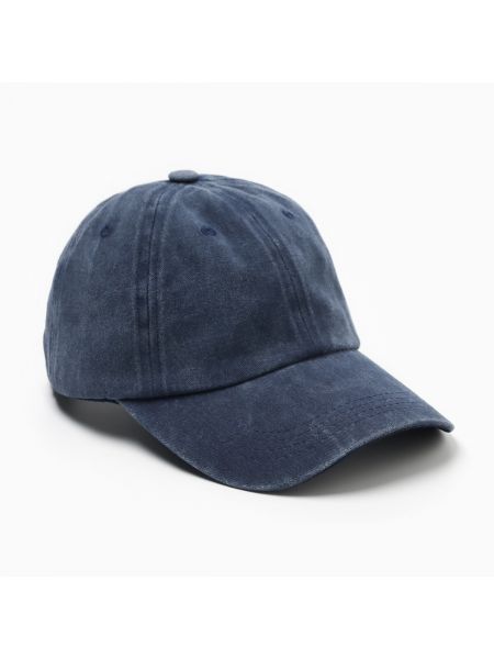 Однотонная кепка Minaku синяя