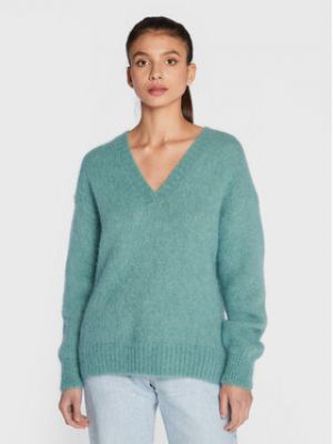 Priliehavý sveter American Vintage zelená