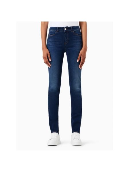 High waist skinny jeans Emporio Armani blau