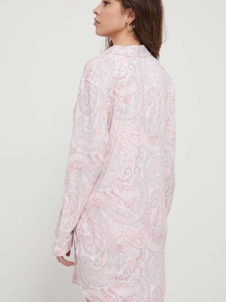 Koszula nocna Lauren Ralph Lauren różowa