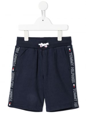 Træningsshorts for piger Tommy Hilfiger Junior blå