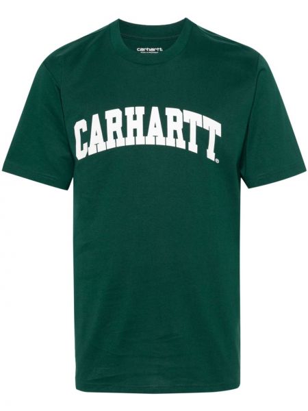 Puuvillased t-särk Carhartt Wip roheline