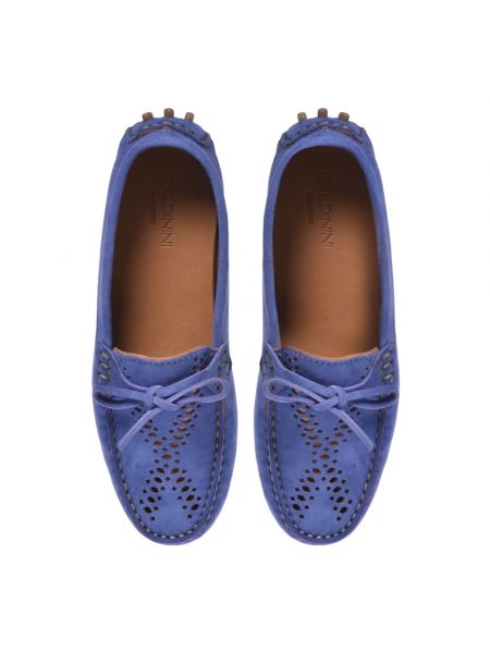 Loafers de ante Baldinini azul