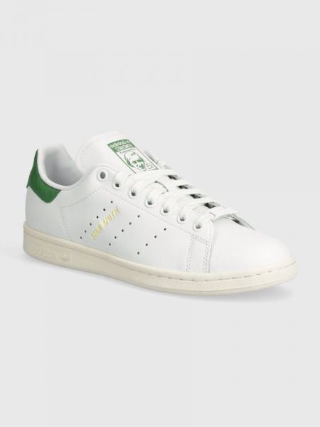 Pantofi din piele Adidas alb
