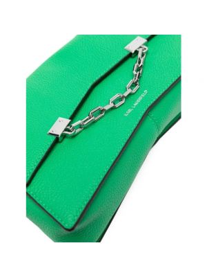 Bolsa de hombro Karl Lagerfeld verde