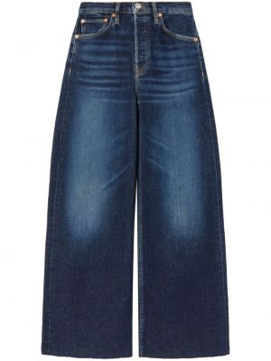Voľné džínsy Re/done modrá