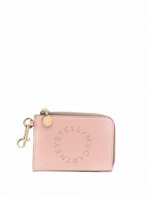Peňaženka na zips Stella Mccartney ružová