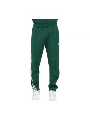 Spodnie slim fit Adidas zielone